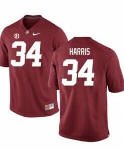 Alabama Crimson Tide #34 Damien Harris NCAA Football Jersey Red