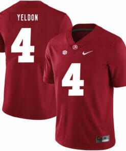 Alabama Crimson Tide #4 TJ Yeldon College Football Jersey Red