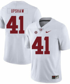 Alabama Crimson Tide #41 Courtney Upshaw College Football Jersey White