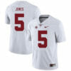 Alabama Crimson Tide #5 Cyrus Jones College Football Jersey White