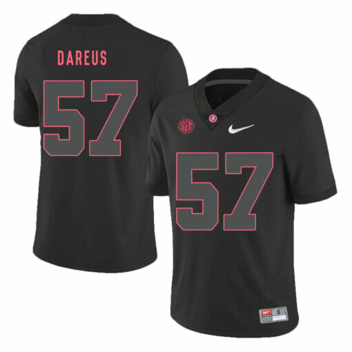 Alabama Crimson Tide #57 Marcell Dareus College Football Jersey Black