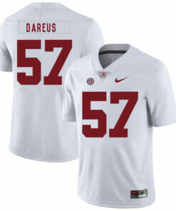Alabama Crimson Tide #57 Marcell Dareus College Football Jersey White