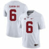 Alabama Crimson Tide #6 Clinton Dix College Football Jersey White