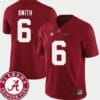 Alabama Crimson Tide #6 DeVonta Smith College Football Jersey Red 6 Alabama Crimson Tide #6 DeVonta Smith College Football Jersey Red