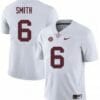 Alabama Crimson Tide #6 DeVonta Smith College Football Jersey White 6 Alabama Crimson Tide #6 DeVonta Smith College Football Jersey White