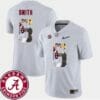 Alabama Crimson Tide #6 DeVonta Smith College Football White Jersey