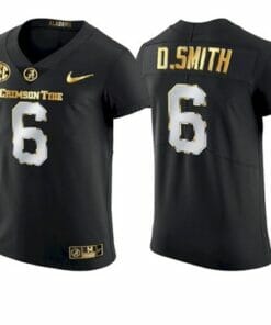 Alabama Crimson Tide #6 DeVonta Smith College NCAA Black Jersey Football