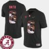 Alabama Crimson Tide #6 DeVonta Smith College NCAA Football Jersey Black 6 Alabama Crimson Tide #6 DeVonta Smith College NCAA Football Jersey Black