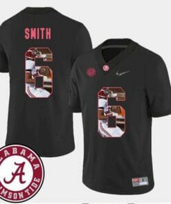 Alabama Crimson Tide #6 DeVonta Smith College NCAA Football Jersey Black