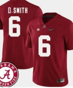 Alabama Crimson Tide #6 DeVonta Smith College NCAA Football Jersey Red