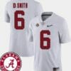Alabama Crimson Tide #6 DeVonta Smith College NCAA Football Jersey White