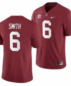 Alabama Crimson Tide #6 DeVonta Smith College NCAA Football Red Jersey