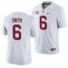 Alabama Crimson Tide #6 DeVonta Smith College NCAA Football White Jersey 7 Alabama Crimson Tide #6 DeVonta Smith College NCAA Football White Jersey