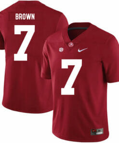 Alabama Crimson Tide #7 Tony Brown College Football Jersey Red