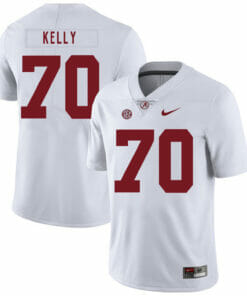 Alabama Crimson Tide #70 Ryan Kelly College Football Jersey White