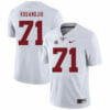 Alabama Crimson Tide #71 Arie Kouandjio College Football Jersey White