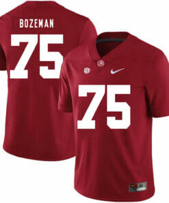 Alabama Crimson Tide #75 Bradley Bozeman College Football Jersey Red
