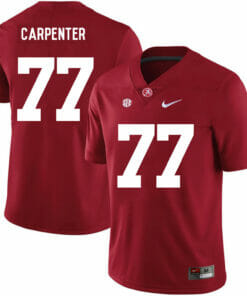 Alabama Crimson Tide #77 James Carpenter College Football Jersey Red