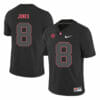 Alabama Crimson Tide #8 Julio Jones College Football Jersey Black 6 Alabama Crimson Tide #8 Julio Jones College Football Jersey Black