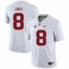 Alabama Crimson Tide #8 Julio Jones College Football Jersey White