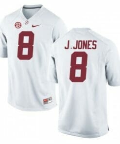 Alabama Crimson Tide #8 Julio Jones NCAA Football Jersey White