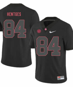 Alabama Crimson Tide #84 Hale Hentges College Football Jersey Black