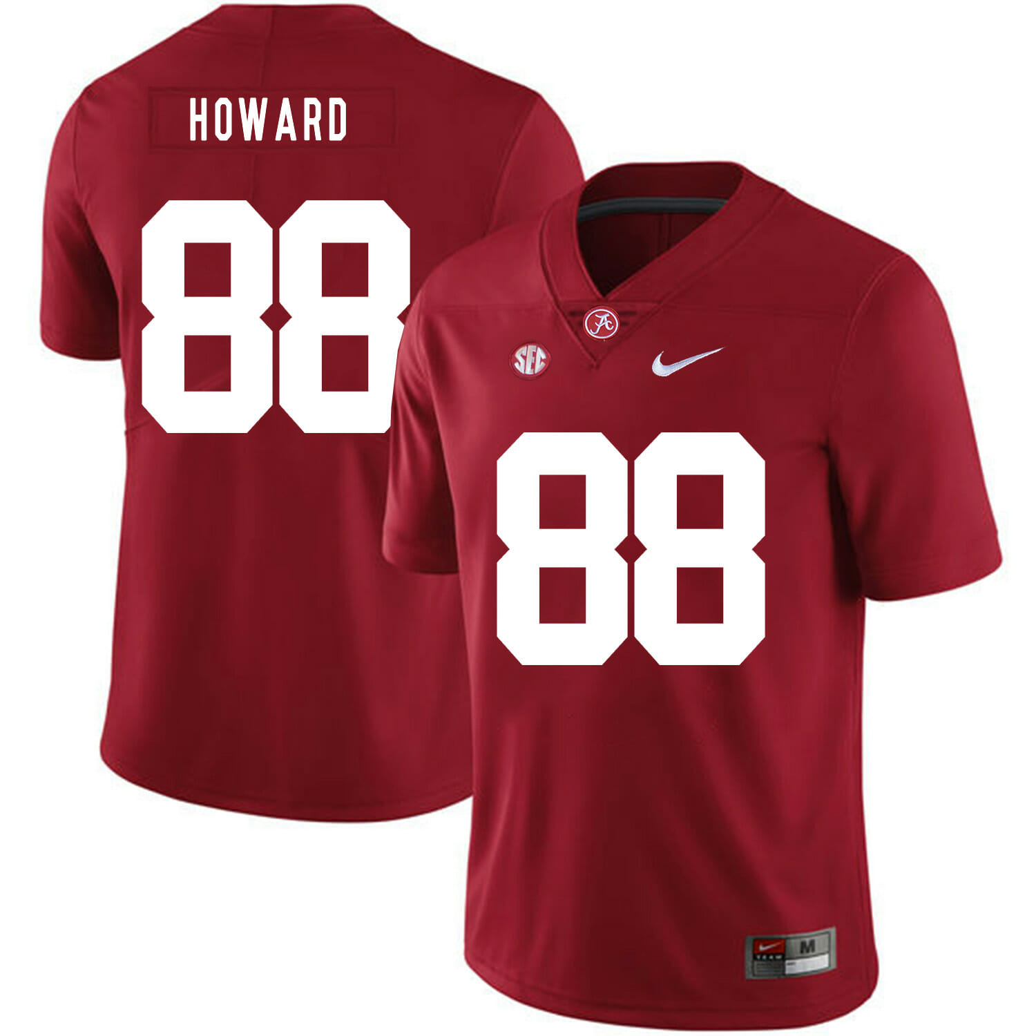 Alabama Crimson Tide #88 O.J Howard College Football Jersey Red 1 Alabama Crimson Tide #88 O.J Howard College Football Jersey Red