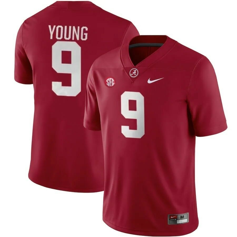 Bryce Young Jersey Alabama #9 Football Game Crimson 1 Bryce Young Jersey Alabama #9 Football Game Crimson