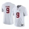 Alabama Bryce Young Jersey #9 Football Game White