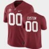 Custom Alabama Crimson Jersey Crimson College Football Home Game 6 Custom Alabama Crimson Jersey Crimson College Football Home Game