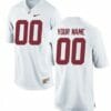 Custom Alabama Crimson Tide Jersey Name Number Football White