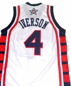 Allen Iverson #4 Team USA New Basketball Jersey White