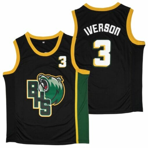 Allen Iverson #3 Bethel High School Basketball Jersey