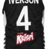 Allen Iverson Cola Turka Basketball Jersey New Sewn Black