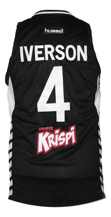 Allen Iverson Cola Turka Basketball Jersey New Sewn Black 1 Allen Iverson Cola Turka Basketball Jersey New Sewn Black