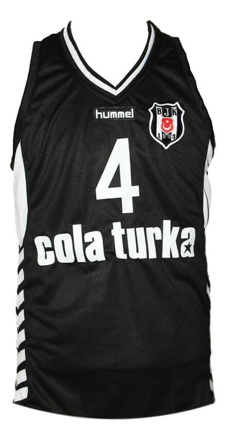 Allen Iverson Cola Turka Basketball Jersey New Sewn Black 2 Allen Iverson Cola Turka Basketball Jersey New Sewn Black