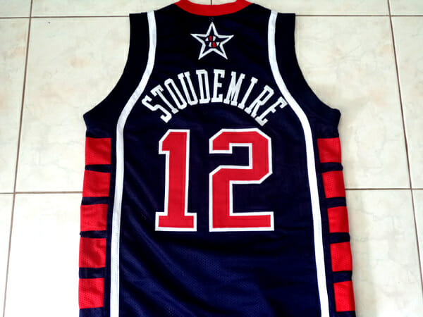 Amare Stoudemire #12 Team USA Basketball Jersey Navy Blue 1 Amare Stoudemire #12 Team USA Basketball Jersey Navy Blue