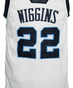 Andrew Wiggins #22 Custom College Basketball Jersey New Sewn White