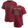 Arizona Diamondbacks Custom Name Number Baseball Jersey Crimson