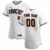 Arizona Diamondbacks Home Custom Name and Number Baseball Jersey White