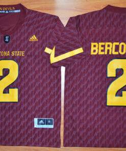 Arizona State Sun Devils #2 Mike Bercovici Football Jersey Maroon