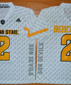 Arizona State Sun Devils #2 Mike Bercovici Football Jersey White