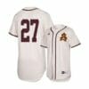 Arizona State Sun Devils 27 Hunter Jump White Baseball Jersey