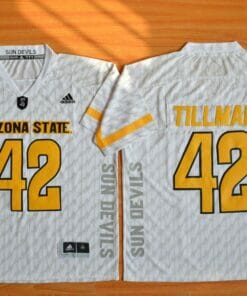 Arizona State Sun Devils #42 Pat Tillman NCAA Football Jersey White