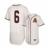 Arizona State Sun Devils 6 Drew Swift White Baseball Jersey 5 Arizona State Sun Devils 6 Drew Swift White Baseball Jersey