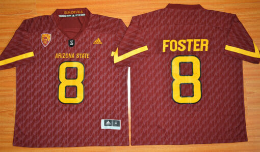 Arizona State Sun Devils #8 D.J. Foster NCAA Football Jersey Maroon