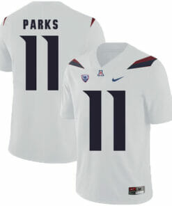 Arizona Wildcats #11 Will Parks NCAA College Football Jersey White