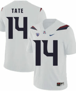Arizona Wildcats #14 Khalil Tate NCAA College Football Jersey White