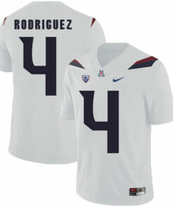 Arizona Wildcats #4 Rhett Rodriguez NCAA College Football Jersey White