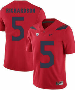 Arizona Wildcats #5 Shaquille Richardson NCAA Football Jersey Red